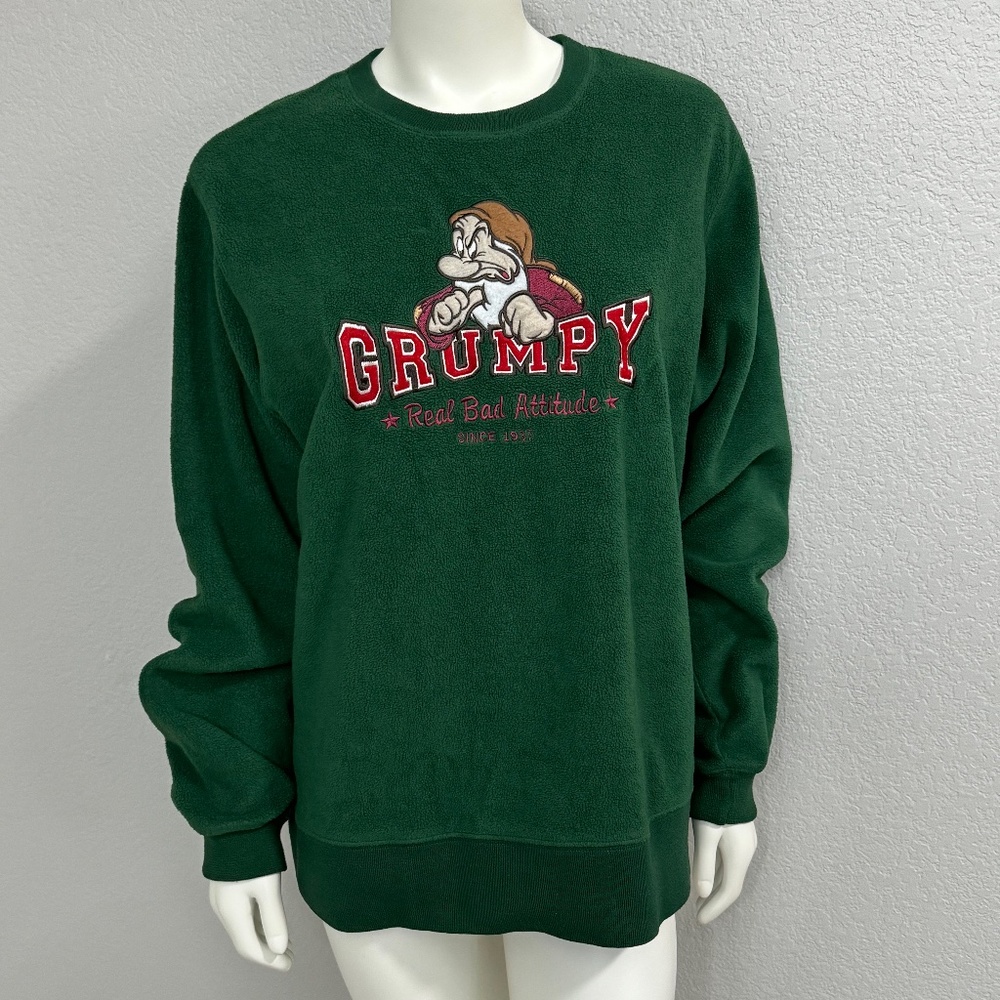 Disney Vintage Snow White Embroidered Grumpy Sweater